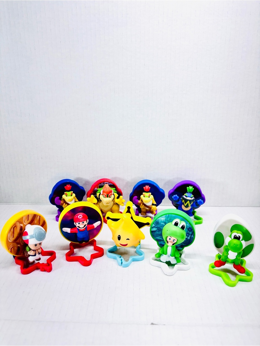2026 McDONALD'S Super Mario Galaxy HAPPY MEAL TOYS Bundle Lot of 9 (No Boxes)